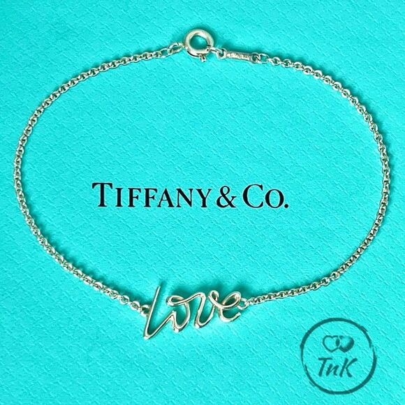 Retired Tiffany Paloma Picasso's Graffiti Love Bracelet - Silver - 7” - Picture 2 of 9